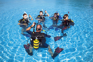 Kurs nurkowania - zajęcia basenowe